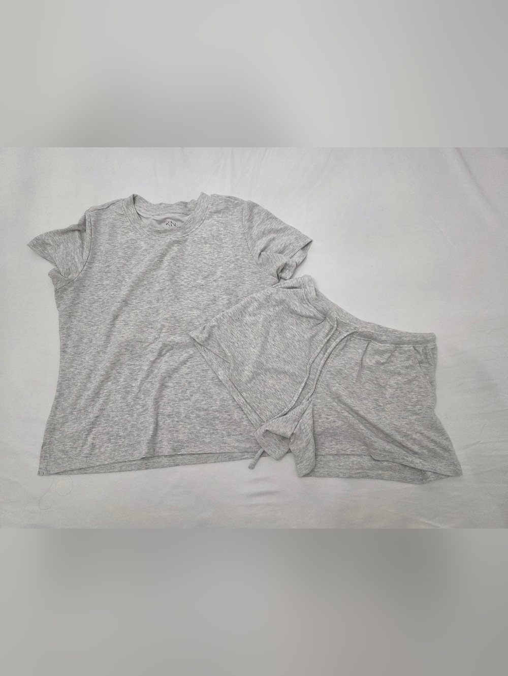 Klassy Network Heather Gray Sleep Short Set
